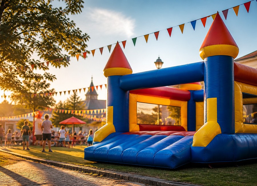 Hüpfburg für Kindergeburtstag und Familienfest