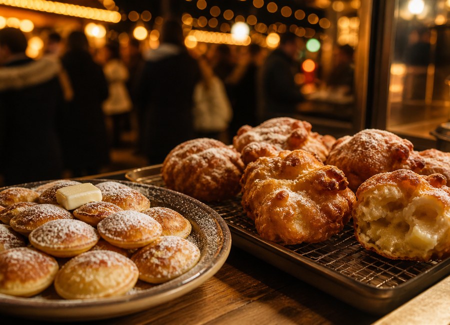 Poffertjes und Apfelbeignets für Events